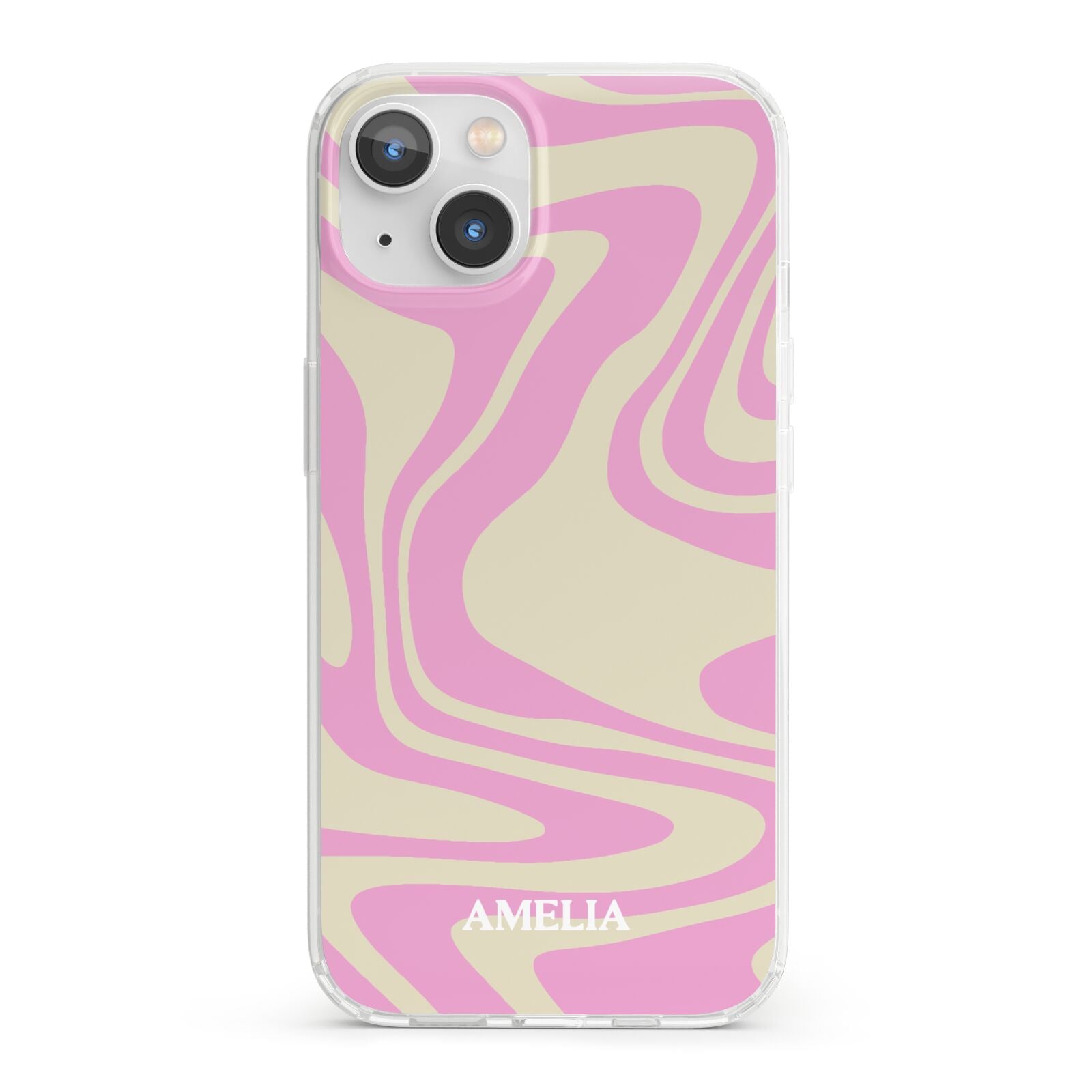 Custom Seventies iPhone 13 Clear Bumper Case