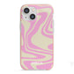 Custom Seventies iPhone 13 Mini TPU Impact Case with Pink Edges