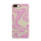 Custom Seventies iPhone 8 Plus 3D Snap Case on Gold Phone