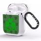 Custom Shamrock AirPods Clear Case Side Image