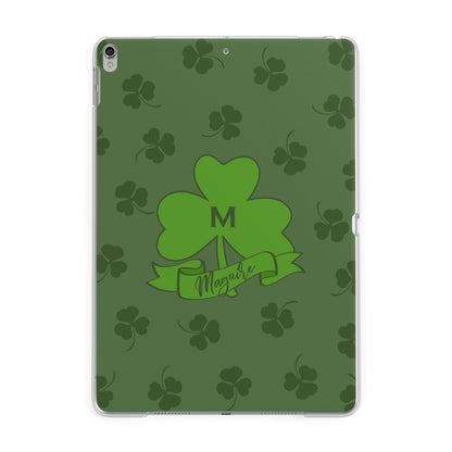 Custom Shamrock Apple iPad Silver Case