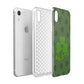 Custom Shamrock Apple iPhone XR White 3D Tough Case Expanded view