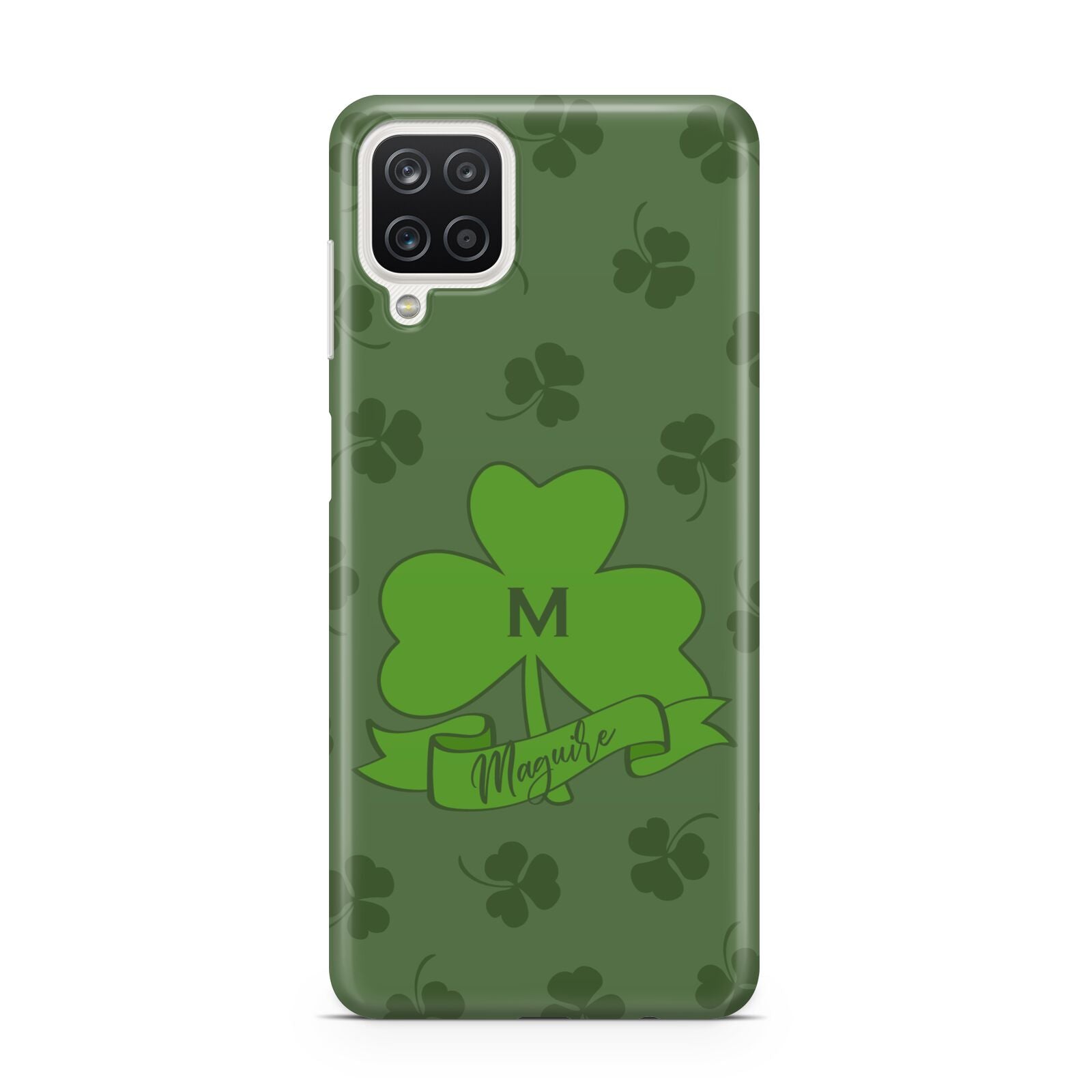 Custom Shamrock Samsung A12 Case