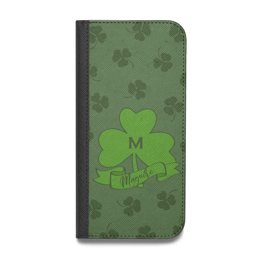 Custom Shamrock Vegan Leather Flip Samsung Case
