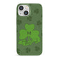 Custom Shamrock iPhone 13 Mini Full Wrap 3D Snap Case