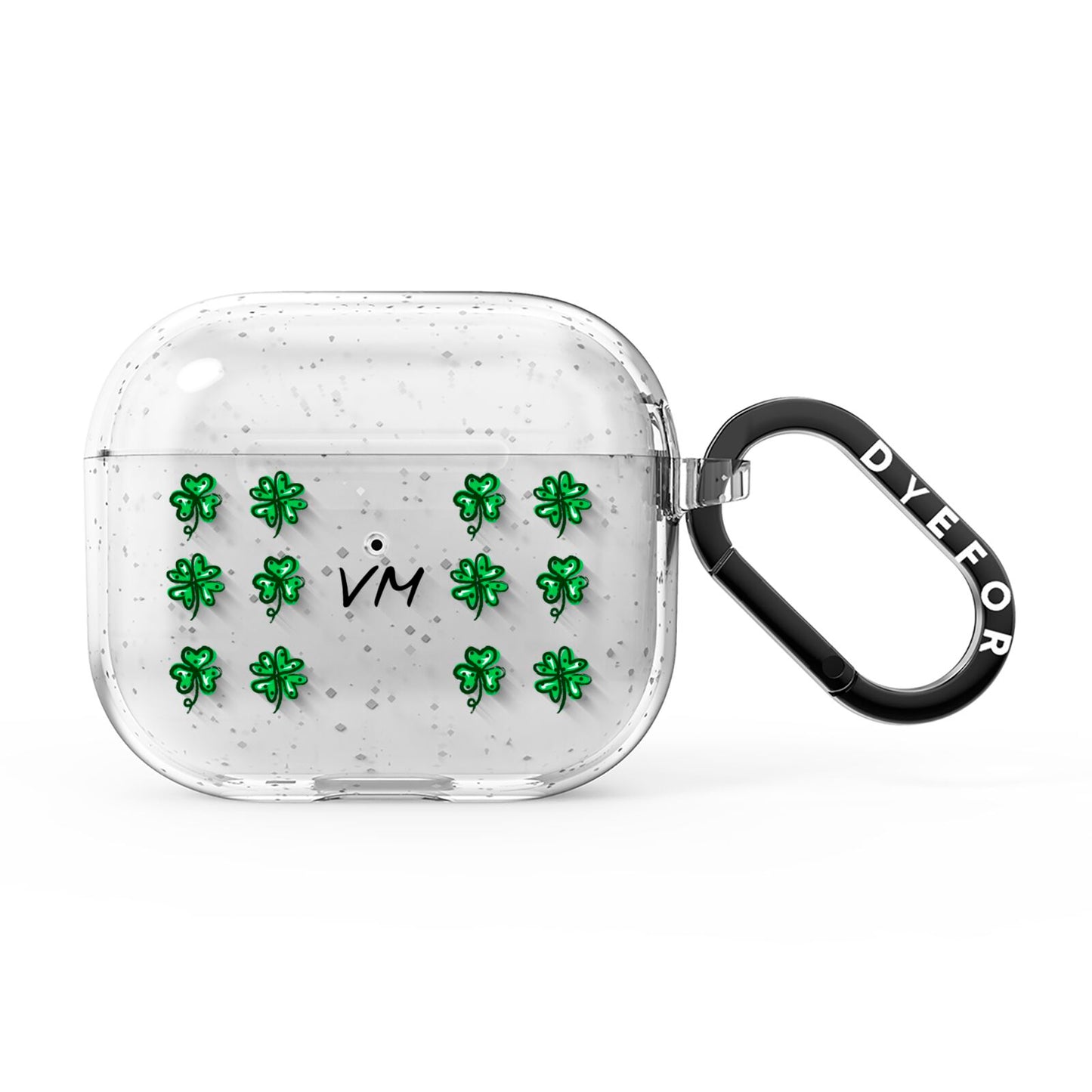Custom Shamrocks AirPods Glitter Case 3rd Gen
