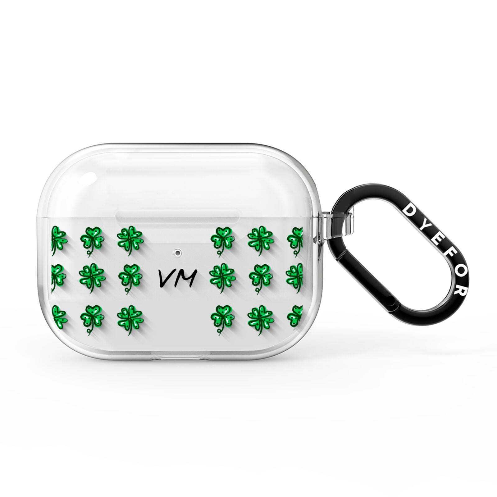 Custom Shamrocks AirPods Pro Clear Case