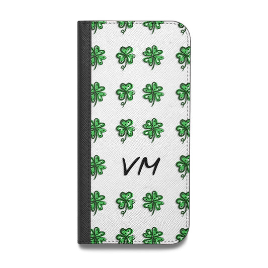 Custom Shamrocks Vegan Leather Flip Samsung Case