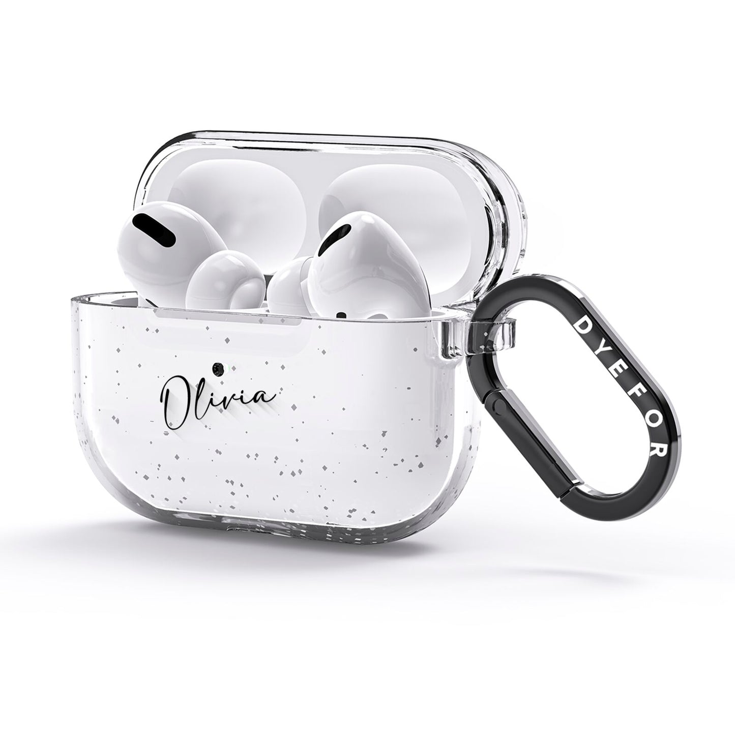 Custom Signature AirPods Glitter Case 3rd Gen Side Image