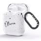 Custom Signature AirPods Glitter Case Side Image
