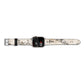 Custom Snakeskin Apple Watch Strap Size 38mm Landscape Image Silver Hardware