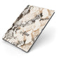 Custom Snakeskin Apple iPad Case on Grey iPad Side View