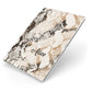 Custom Snakeskin Apple iPad Case on Silver iPad Side View