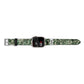Custom Snakeskin Effect Apple Watch Strap Size 38mm Landscape Image Silver Hardware