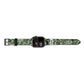 Custom Snakeskin Effect Apple Watch Strap Size 38mm Landscape Image Space Grey Hardware