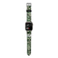 Custom Snakeskin Effect Apple Watch Strap Size 38mm with Silver Hardware