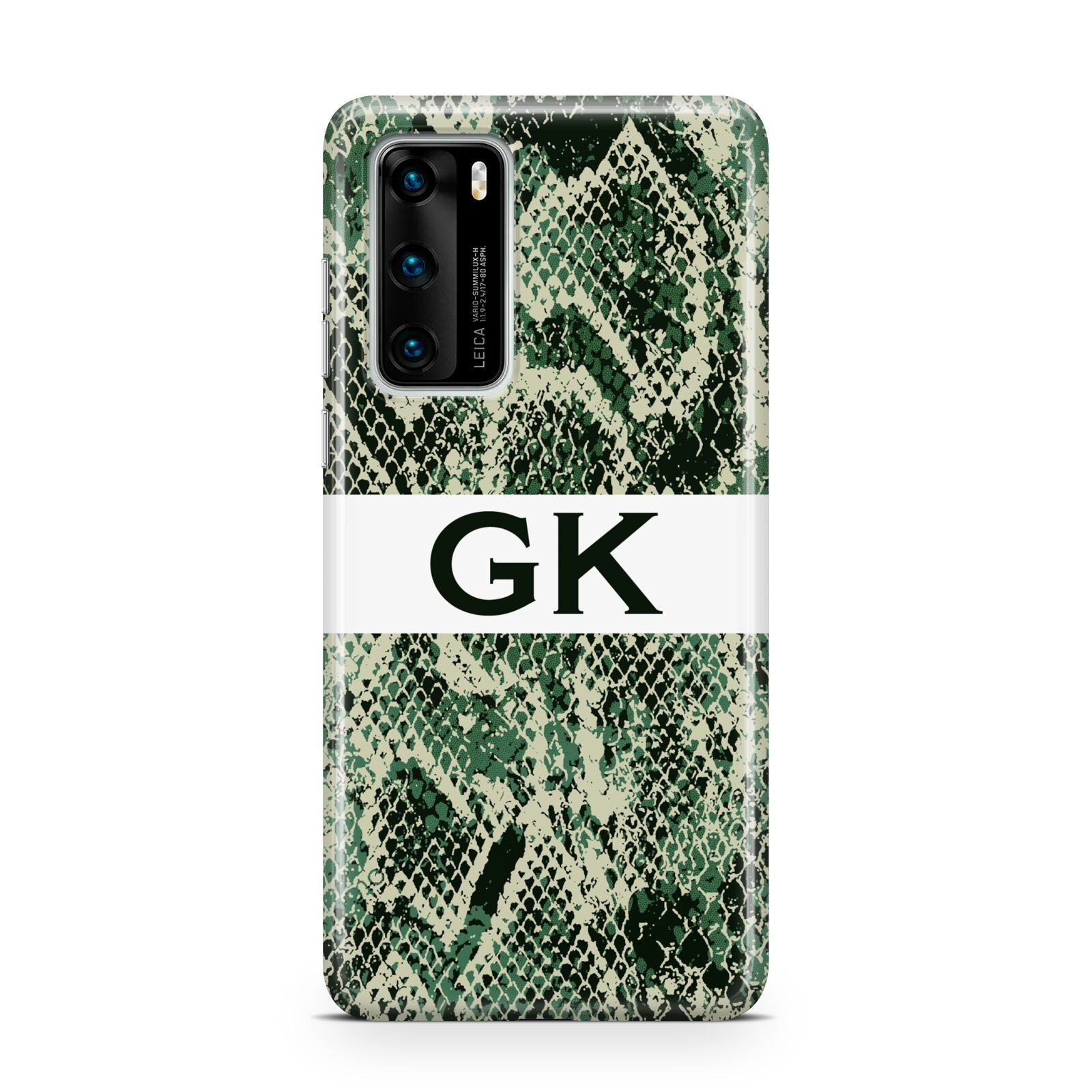 Custom Snakeskin Effect Huawei P40 Phone Case
