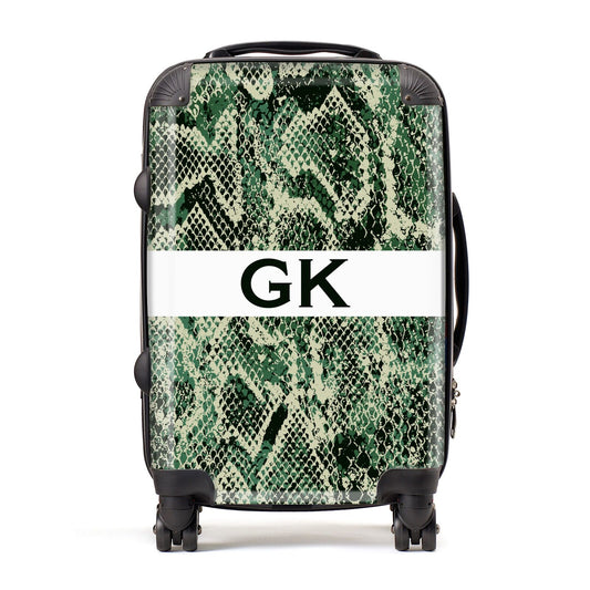 Custom Snakeskin Effect Suitcase