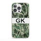 Custom Snakeskin Effect iPhone 13 Pro Clear Bumper Case