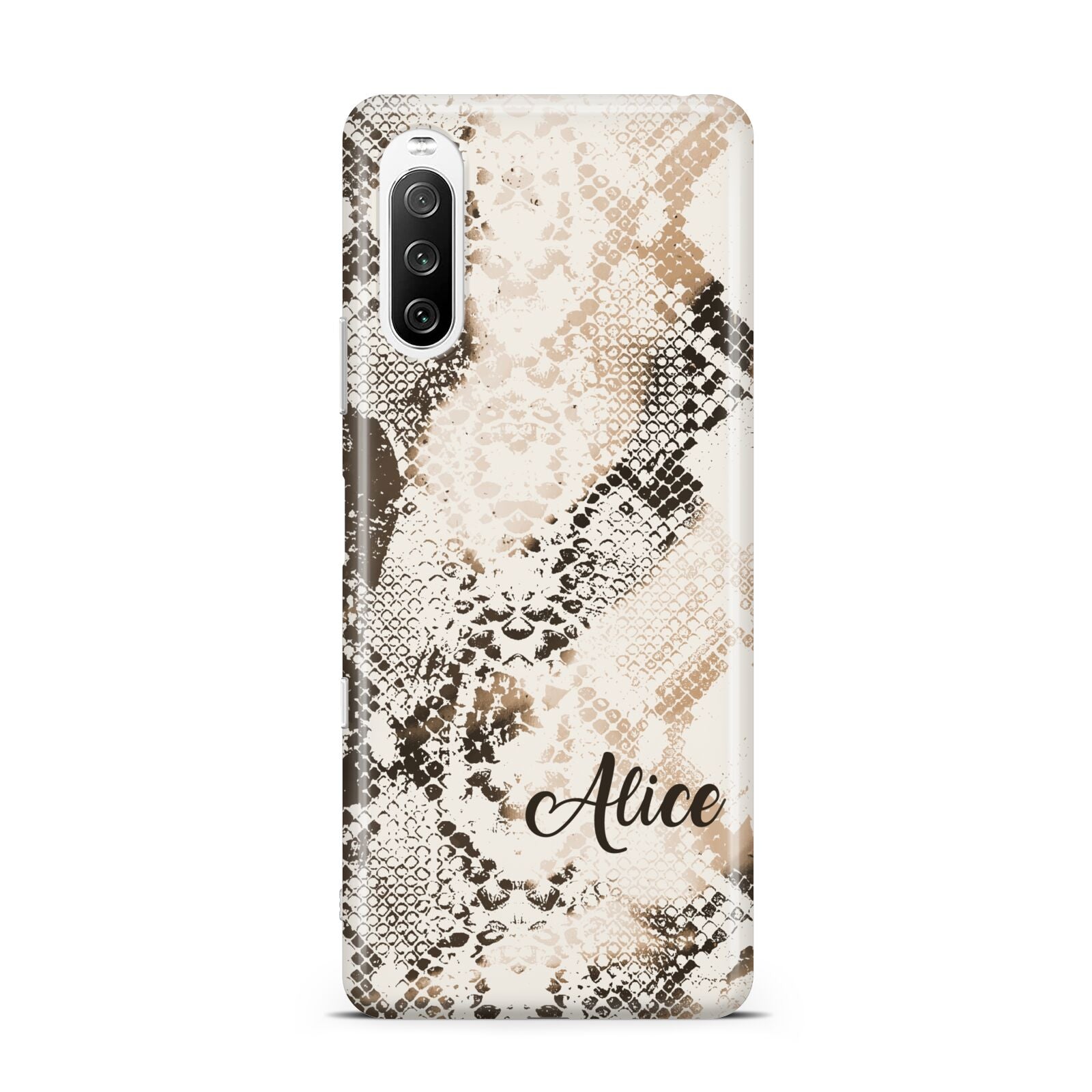 Custom Snakeskin Sony Xperia 10 III Case