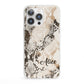 Custom Snakeskin iPhone 13 Pro Clear Bumper Case
