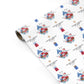 Custom Snowman Family Personalised Gift Wrap