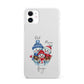 Custom Snowman Family iPhone 11 3D Snap Case