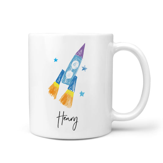 Custom Space Rocket 10oz Mug
