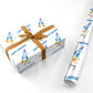 Custom Space Rocket Personalised Wrapping Paper