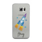 Custom Space Rocket Samsung Galaxy S6 Edge Case