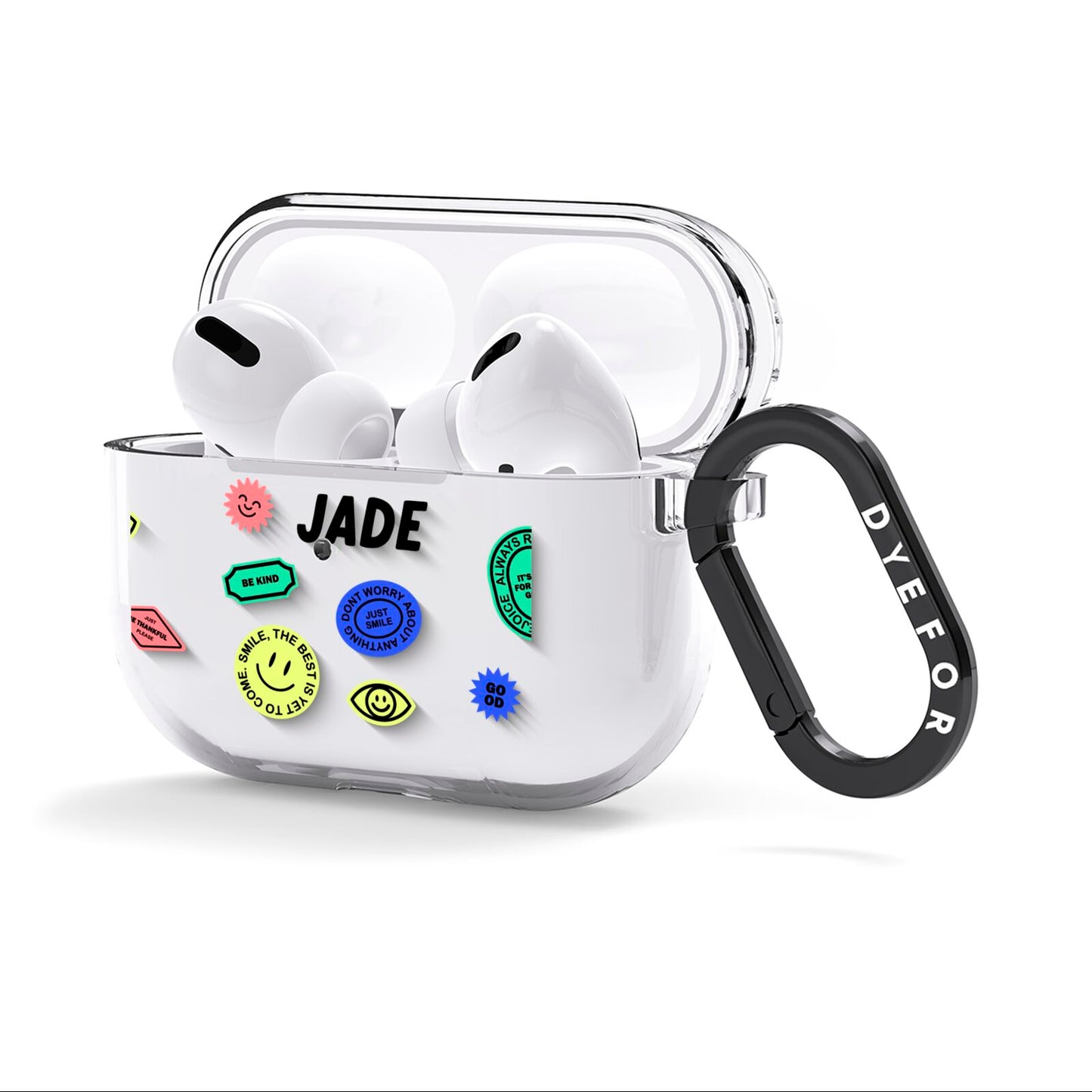 Custom Stickers AirPods Clear Case 3rd Gen Side Image