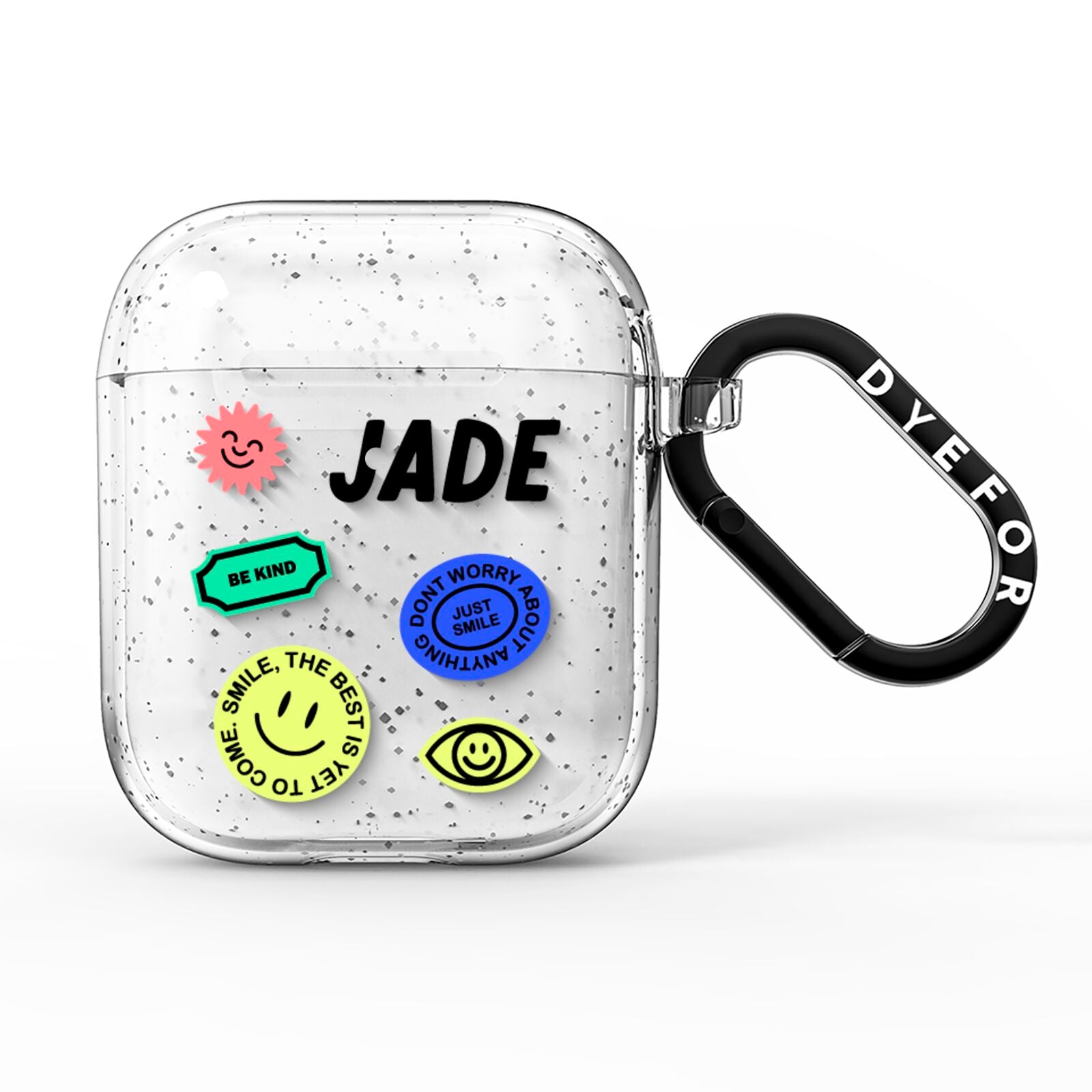 Custom Stickers AirPods Glitter Case