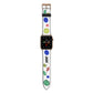 Custom Stickers Apple Watch Strap with Gold Hardware