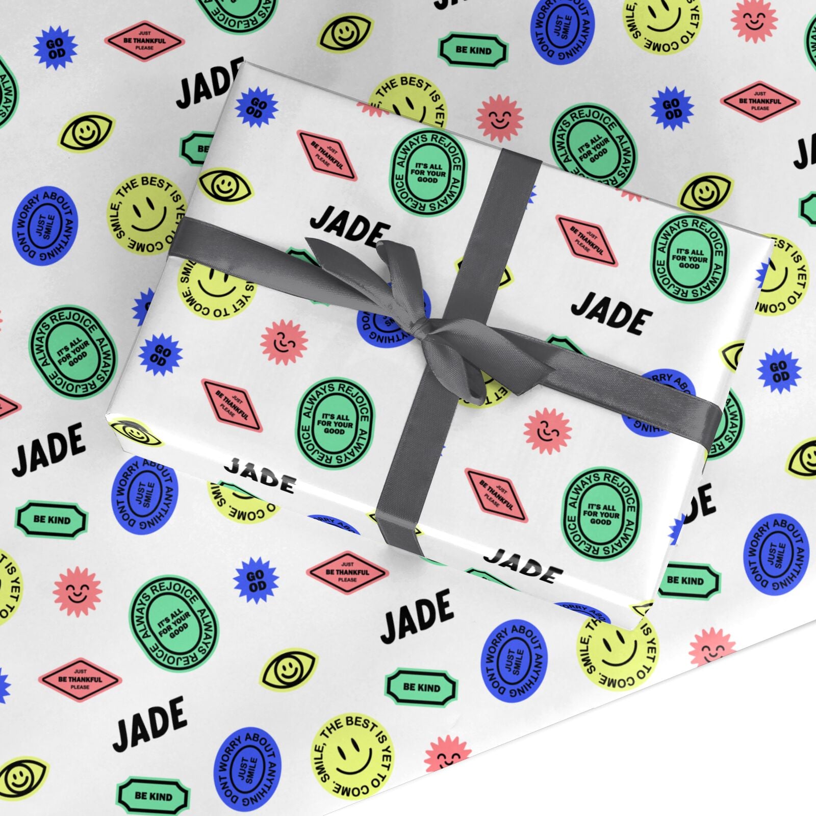 Custom Stickers Wrapping Paper – Dyefor