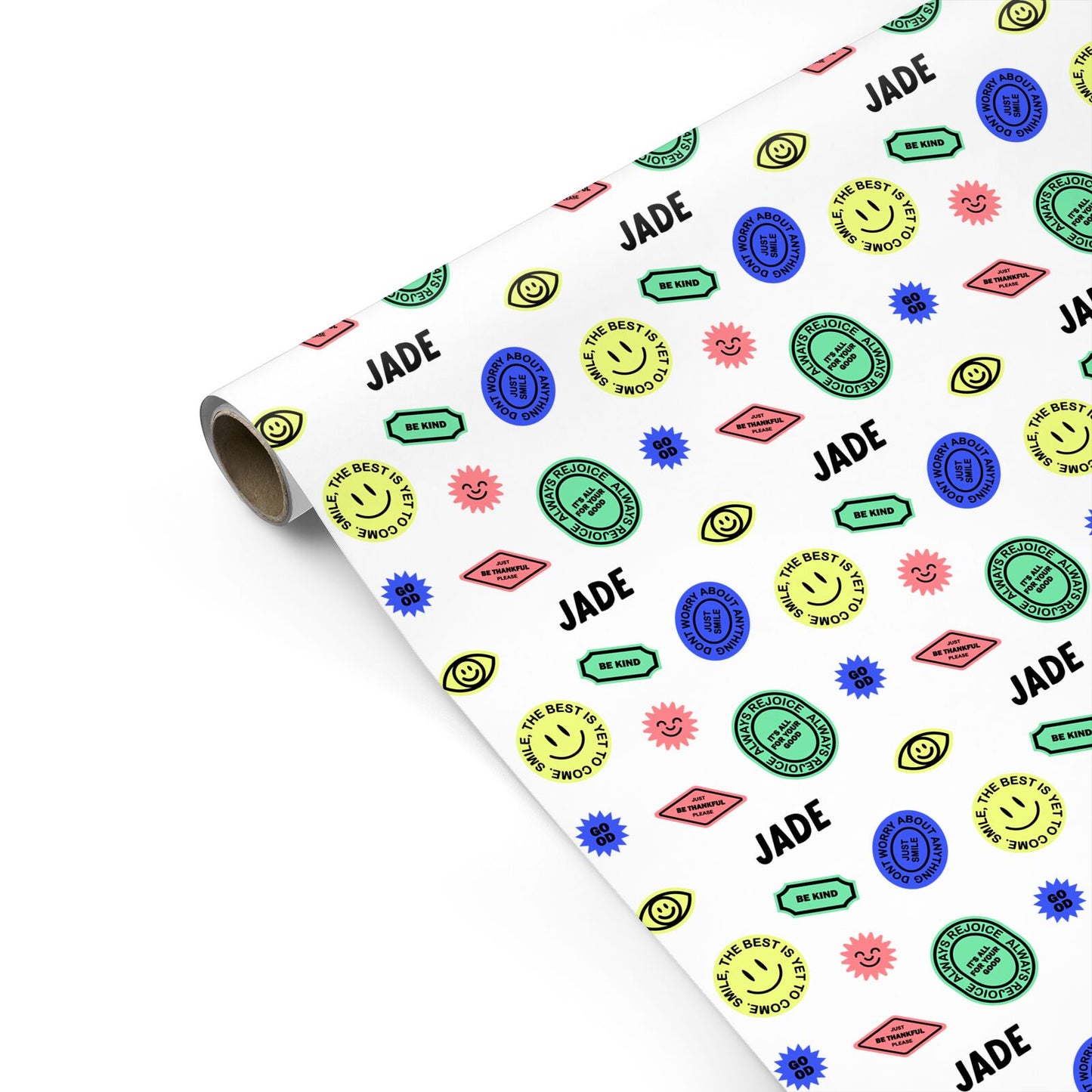 Custom Stickers Personalised Gift Wrap