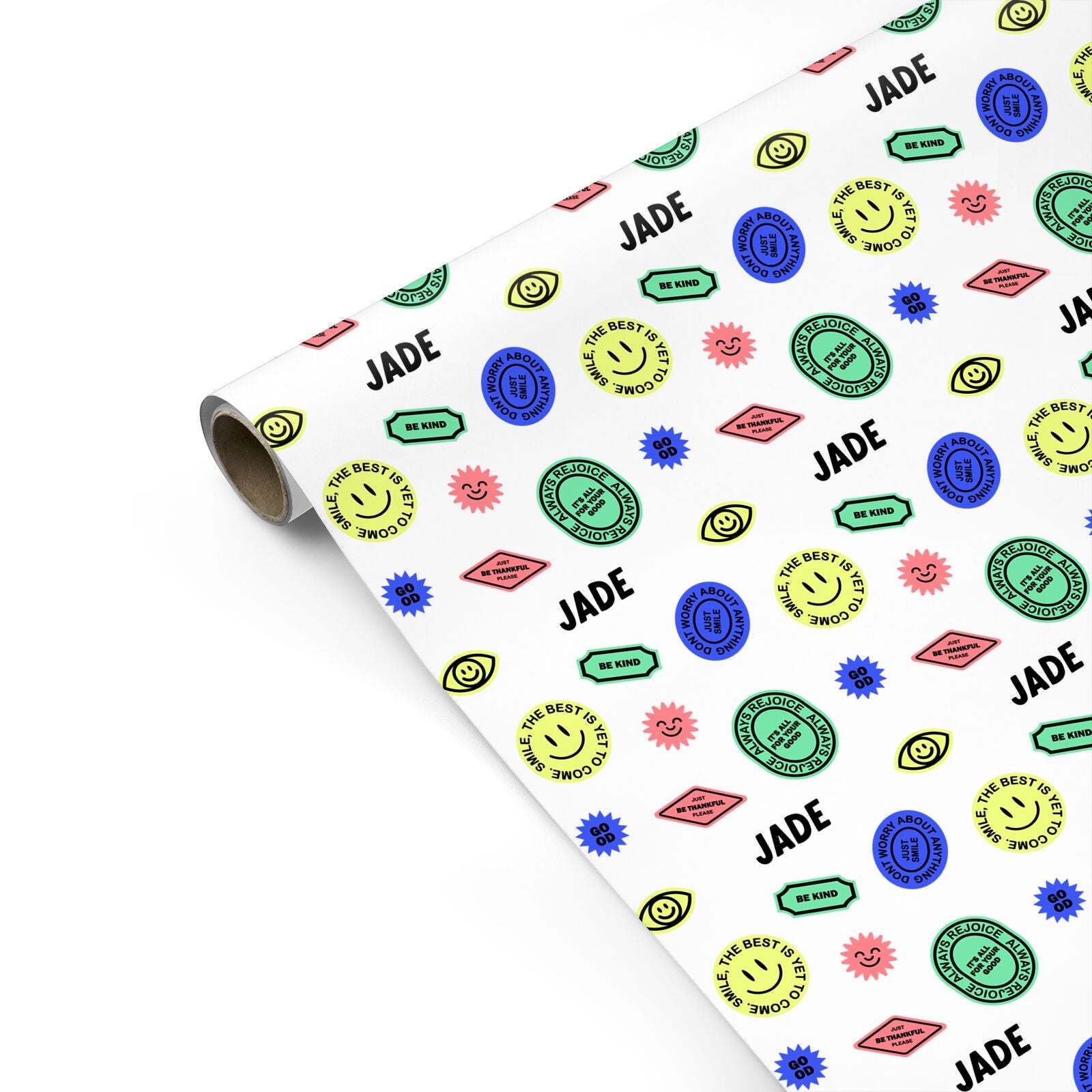 Custom Stickers Personalised Gift Wrap