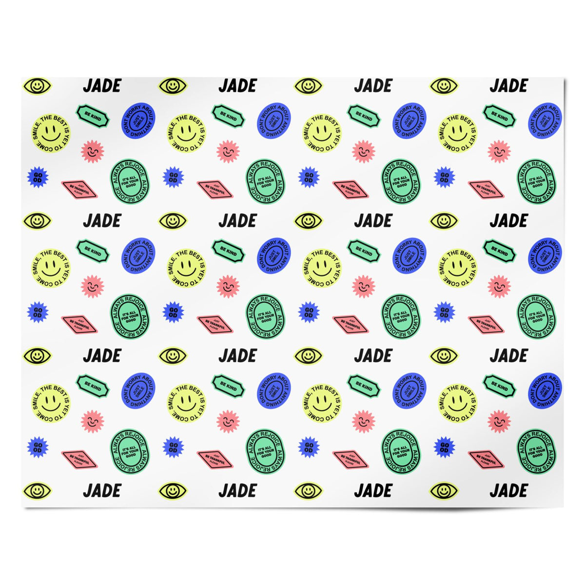 Sticker Wrapping Paper Custom Stickers Wrapping Paper – Dyefor