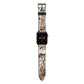Custom Tan Snakeskin Apple Watch Strap with Space Grey Hardware