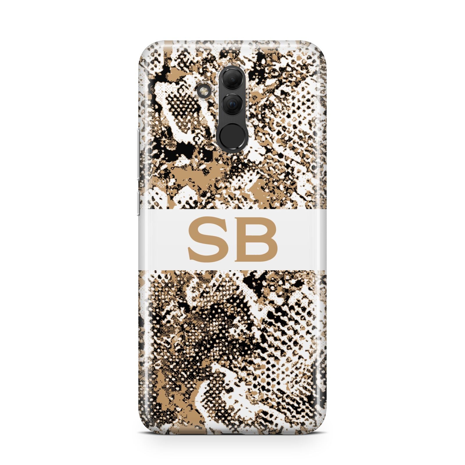 Custom Tan Snakeskin Huawei Mate 20 Lite