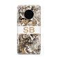 Custom Tan Snakeskin Huawei Mate 30