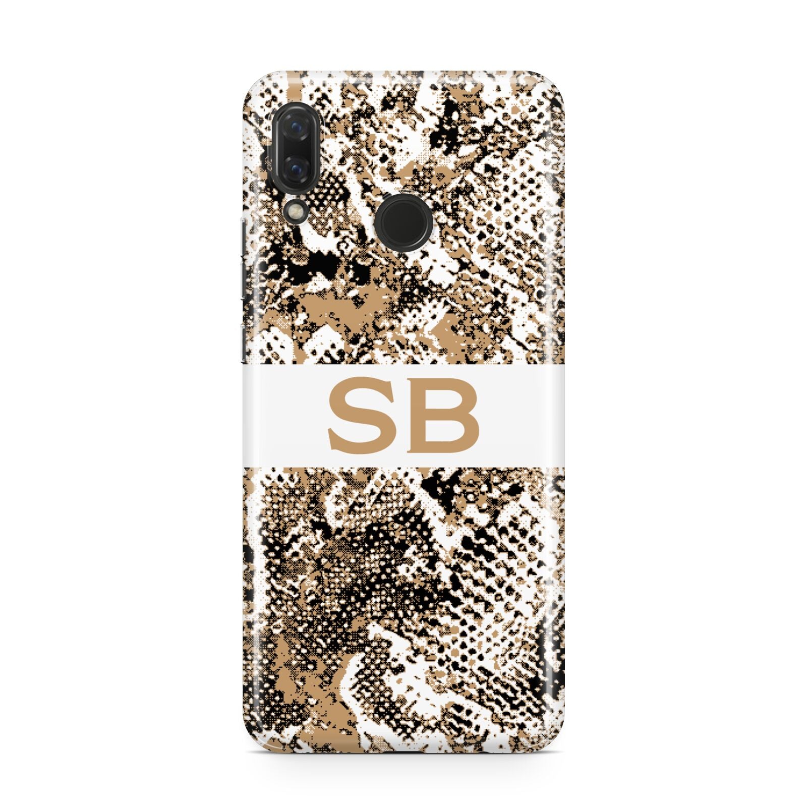 Custom Tan Snakeskin Huawei Nova 3 Phone Case