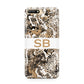 Custom Tan Snakeskin Huawei Y6 2018