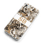 Custom Tan Snakeskin iPhone 8 Bumper Case on Silver iPhone Alternative Image