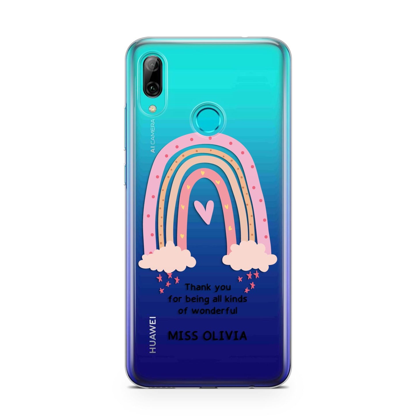 Custom Thank You Teacher Huawei P Smart 2019 Case