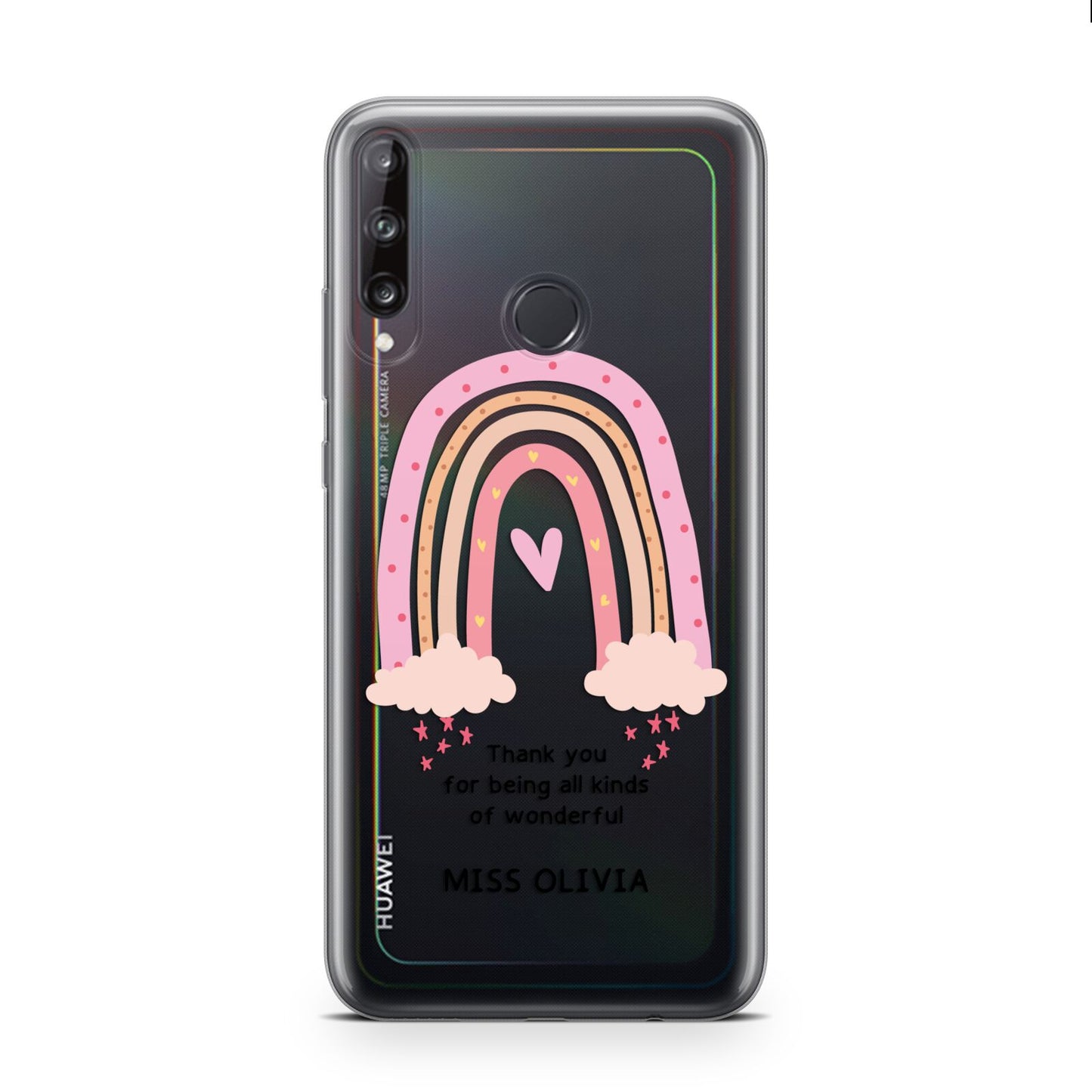 Custom Thank You Teacher Huawei P40 Lite E Phone Case