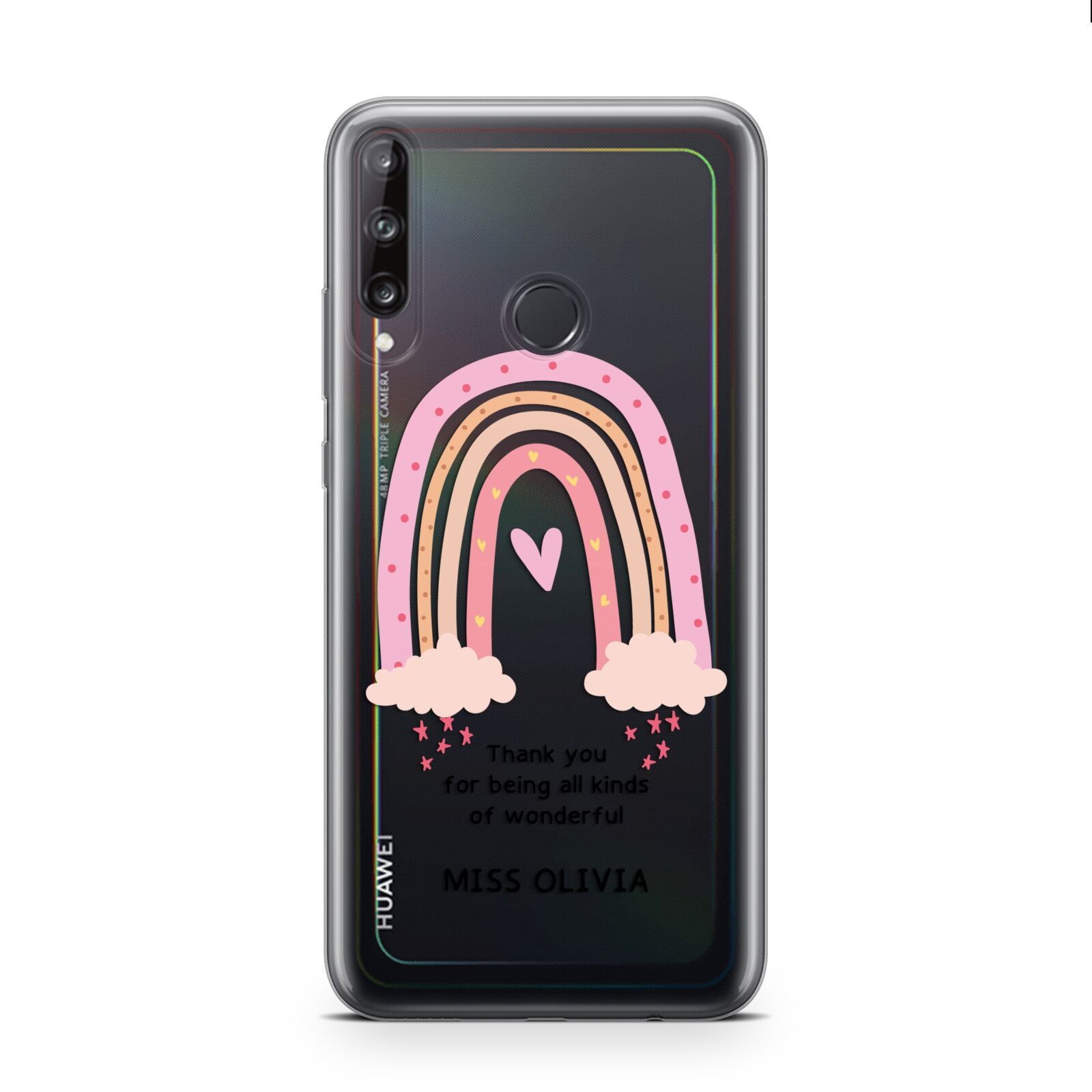 Custom Thank You Teacher Huawei P40 Lite E Phone Case