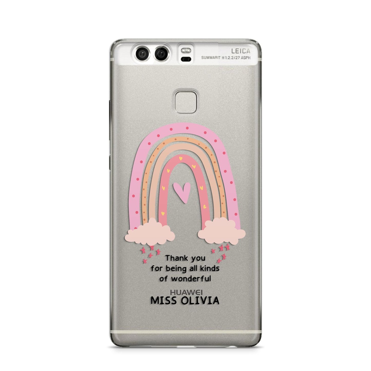 Custom Thank You Teacher Huawei P9 Case