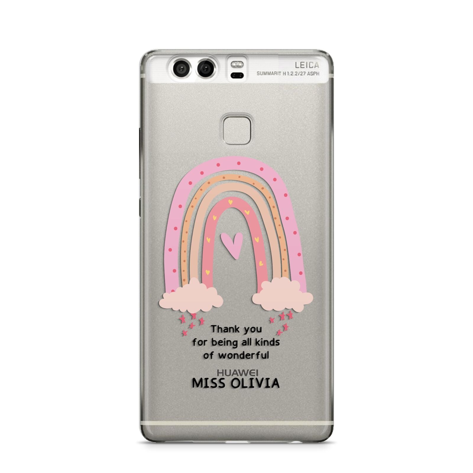 Custom Thank You Teacher Huawei P9 Case