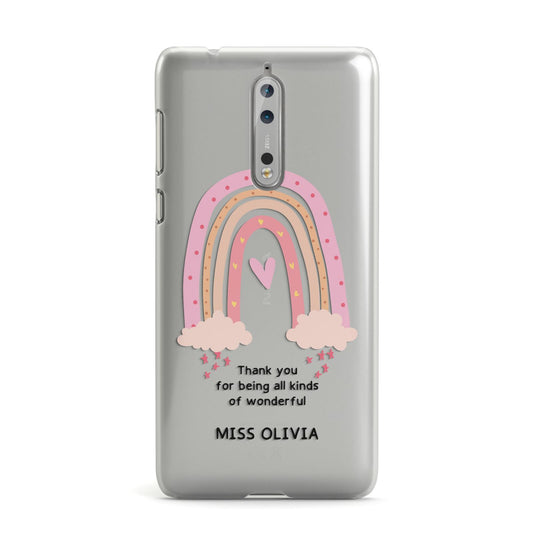 Custom Thank You Teacher Nokia Case