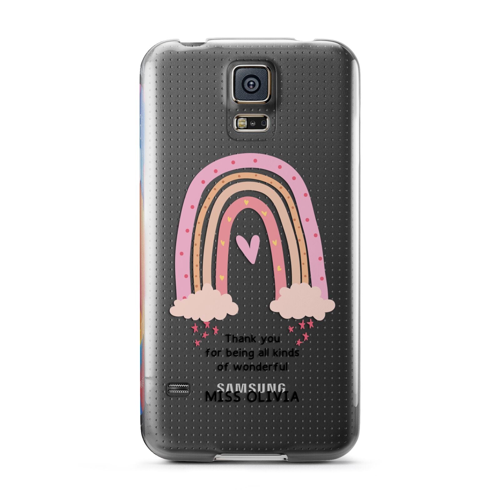 Custom Thank You Teacher Samsung Galaxy S5 Case
